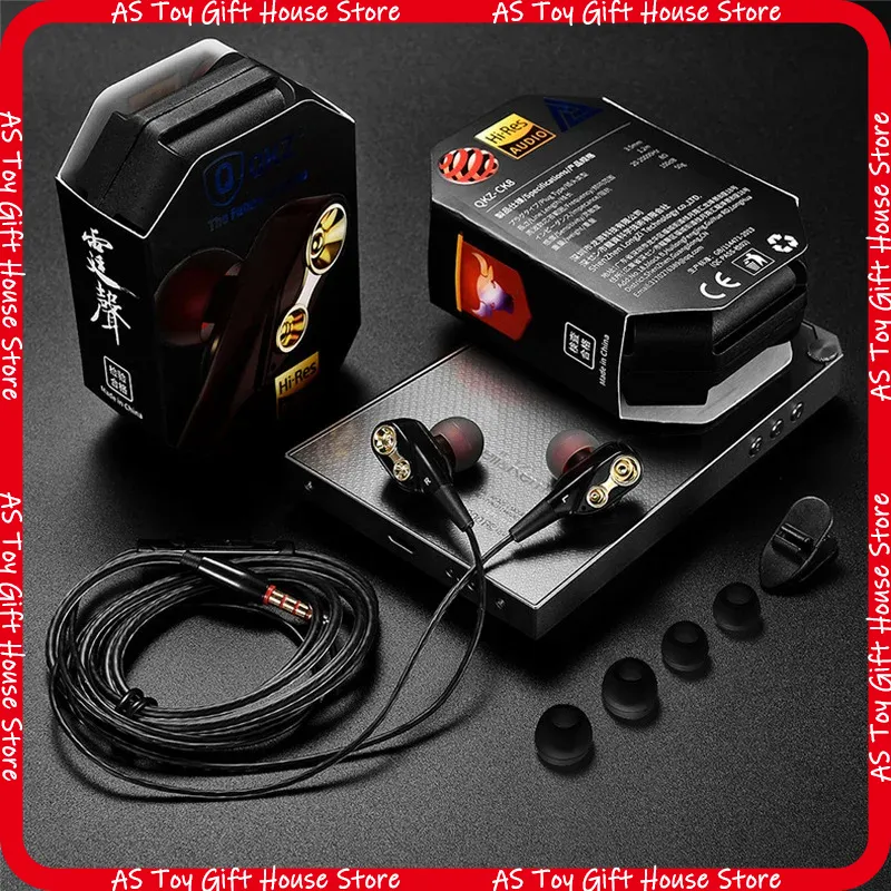 Audio Music Hifi - QKZ CK8 인이어 유선 이어폰 듀얼
