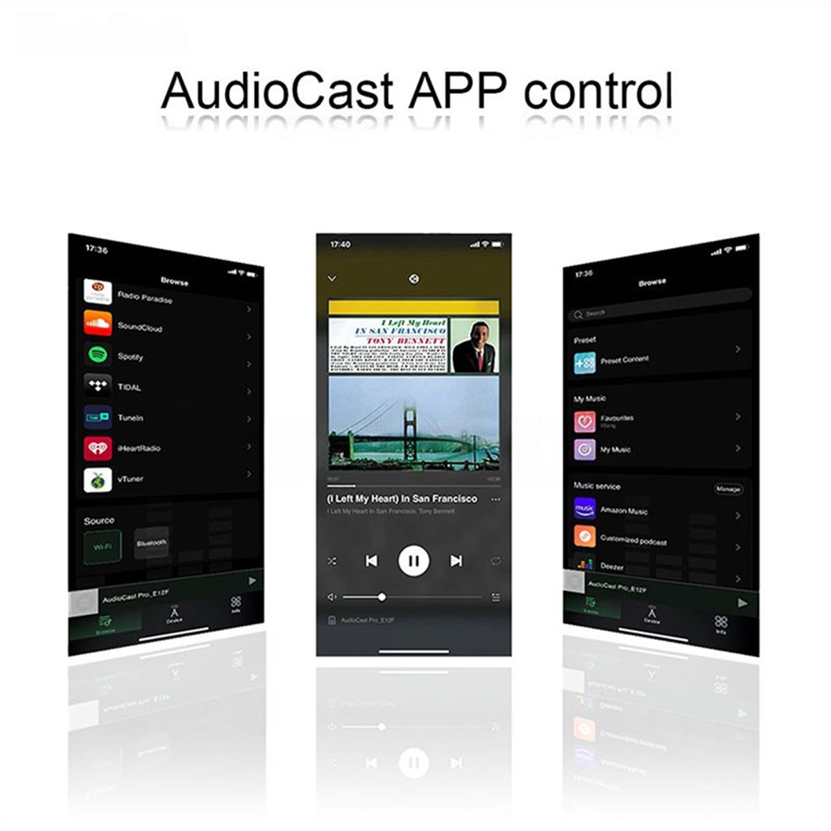 Music Audio Pro - Audiocast Pro M20 무선 WiFi 오디오