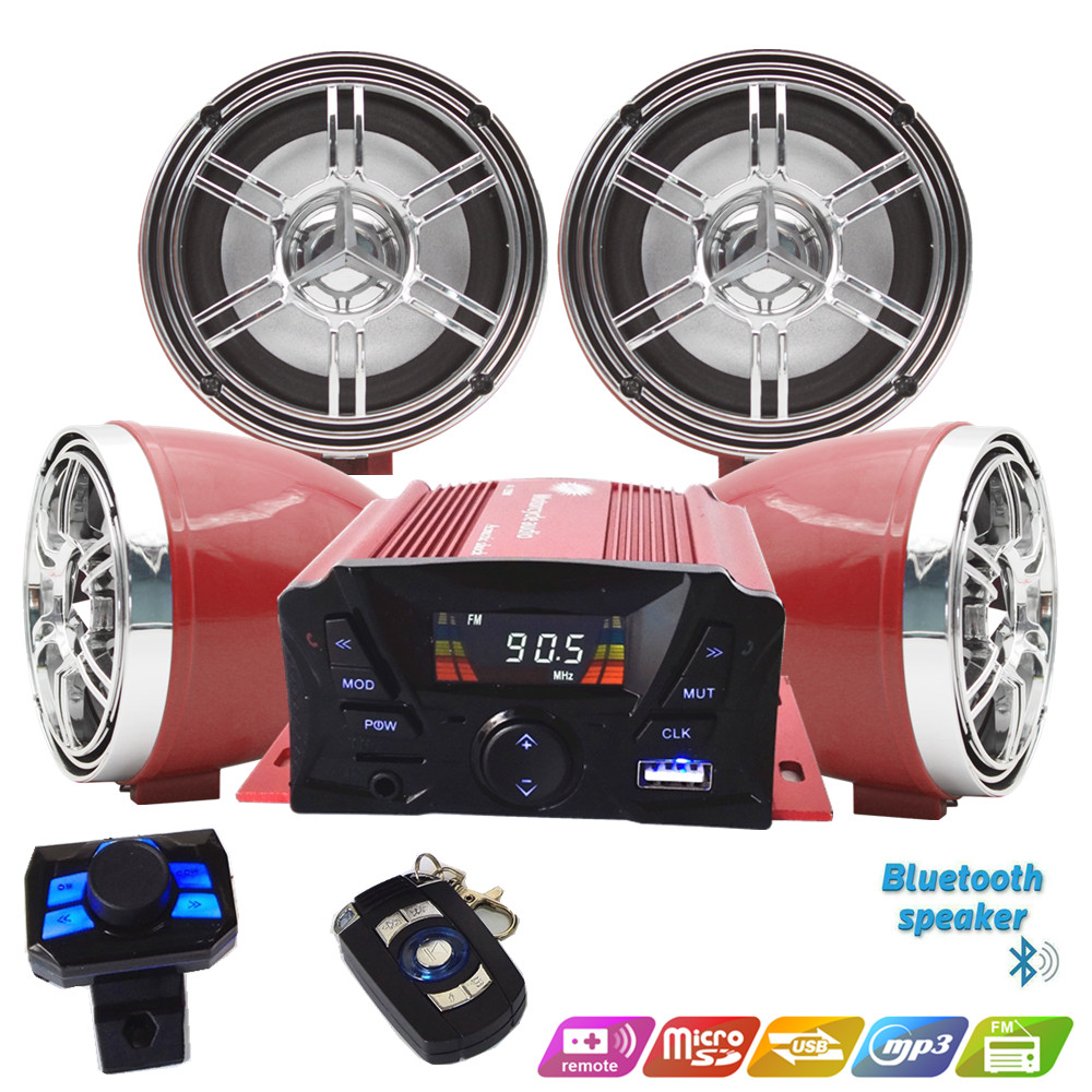 Audio Music Mp3 - 12V 4채널 UTV ATV 골프 카트