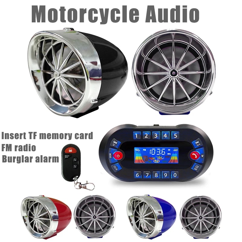 Audio Music Mp3 - MT730 오토바이 블루투스 스피커 증폭기 출력