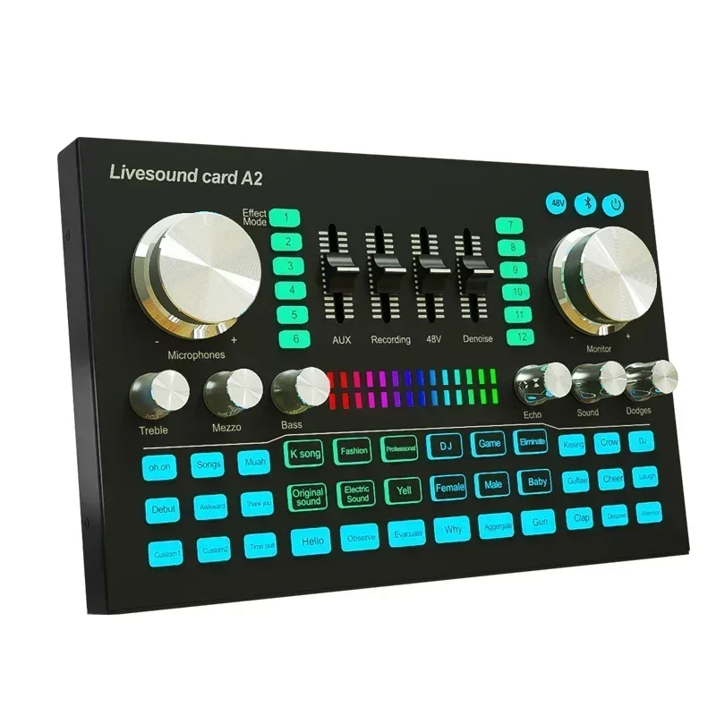Audio Music Mixer - A2 사운드 카드 라이브 사운드 카드