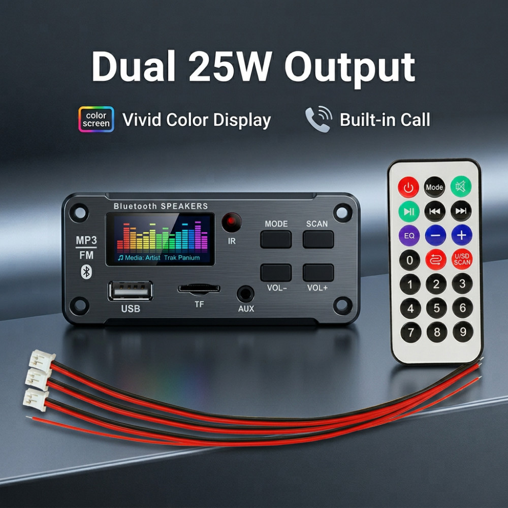 Audio Music Mp3 - 50W 앰프 블루투스 MP3 WMA WAV