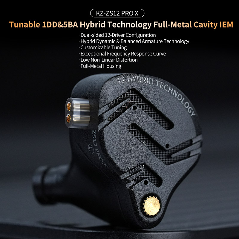 KZ ZS12 PRO X 메탈 이어폰 1DD + 5BA - Music Audio Pro 리뷰 및 가격