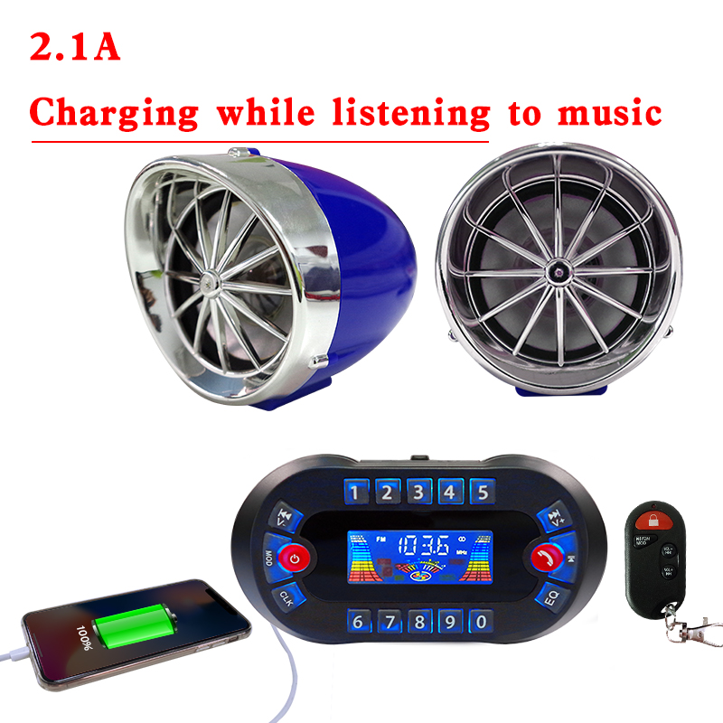 MT730 오토바이 블루투스 스피커 증폭기 출력 2.1 - Audio Music Mp3 리뷰 및 가격