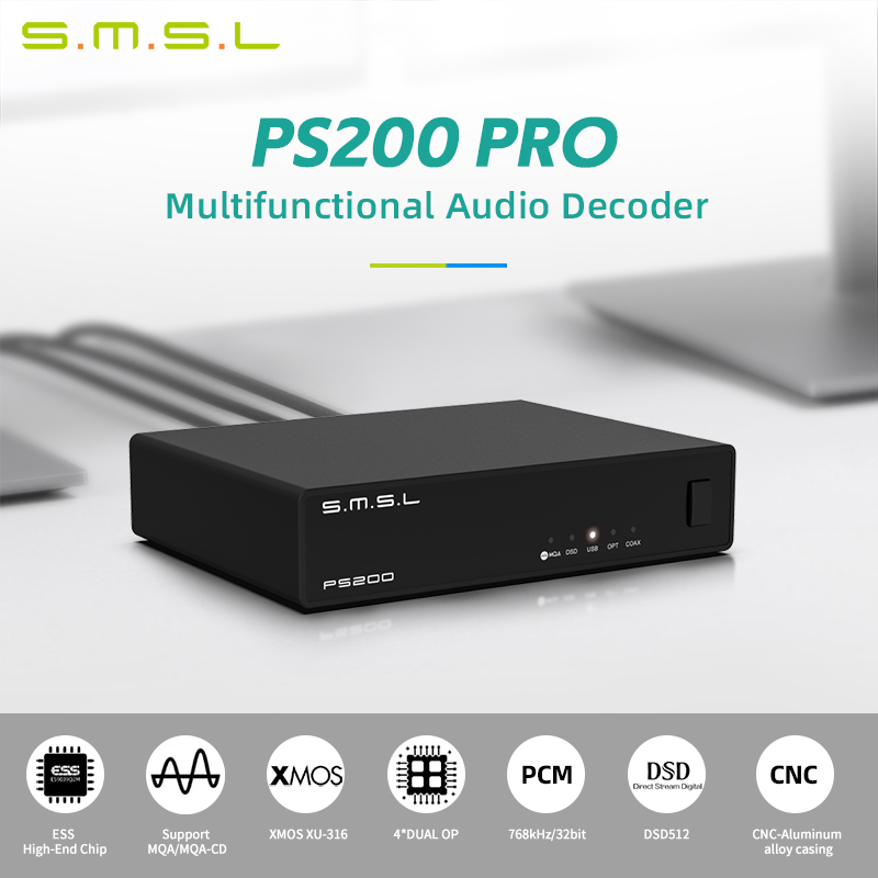 SMSL PS200 PRO DAC 다기능 오디오 컨버터 - Music Audio Pro 리뷰 및 가격