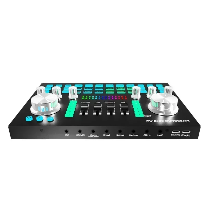 A2 사운드 카드 라이브 사운드 카드 Bluetooth - Audio Music Mixer 리뷰 및 가격