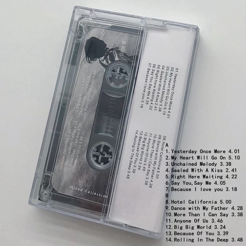 카세트 테이프 클래식 향수를 불러일으키는 영어 노래 모 - Audio Music Songs 리뷰 및 가격