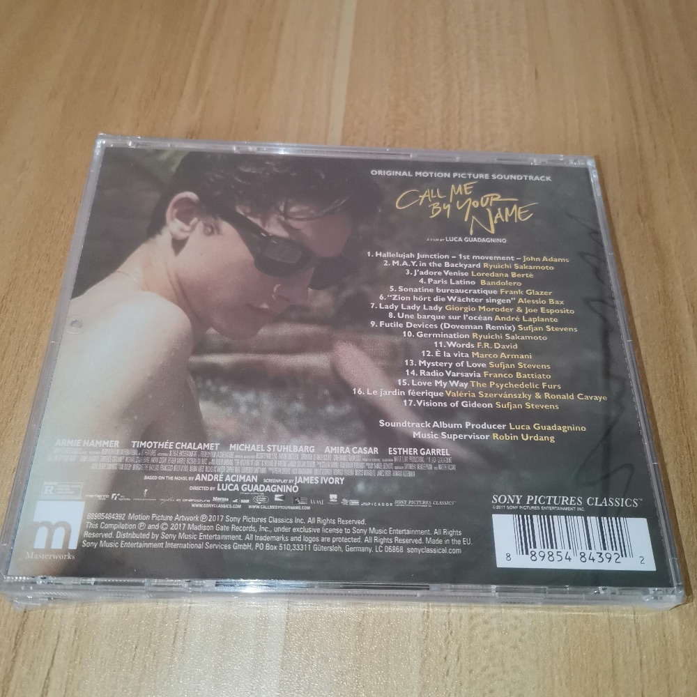 내 이름으로 불러라 사운드트랙 CD 클래식 레트로 소프 - Audio Music Name 리뷰 및 가격