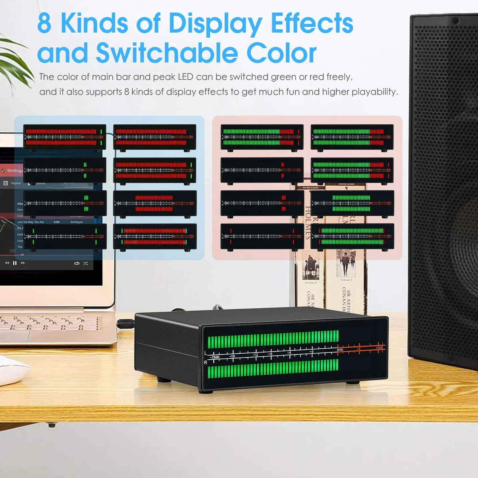 Douk 오디오 듀얼 채널 LED 사운드 레벨 미터 M - Music Audio Pro 리뷰 및 가격