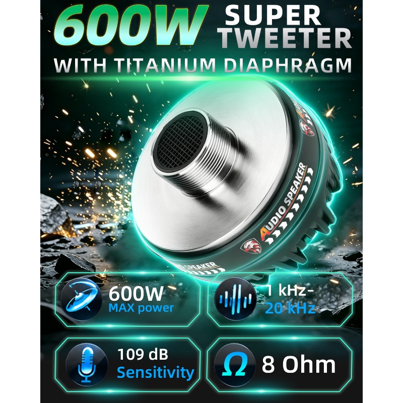 2개 3.75인치 티타늄 트위터 스피커 600W 프로  - Music Audio Pro 리뷰 및 가격