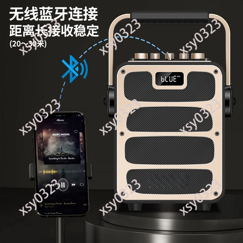 고출력 휴대용 블루투스 스피커 야외 K송 라이브 음악  - Audio Music Songs 리뷰 및 가격